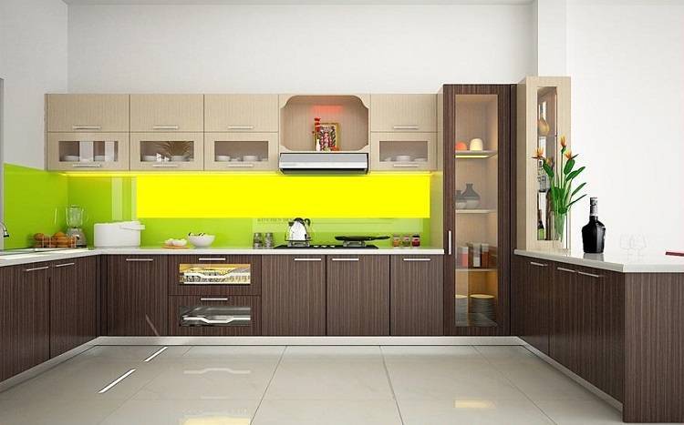 Ánh sáng tạo điểm nhấn cho căn bếp
