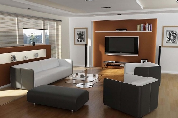 Xu hướng bài trí phòng khách với nội thất Acrylic