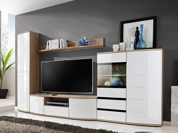 Bộ tủ kệ tivi Acrylic cho phòng khách đẹp ngẩn ngơ