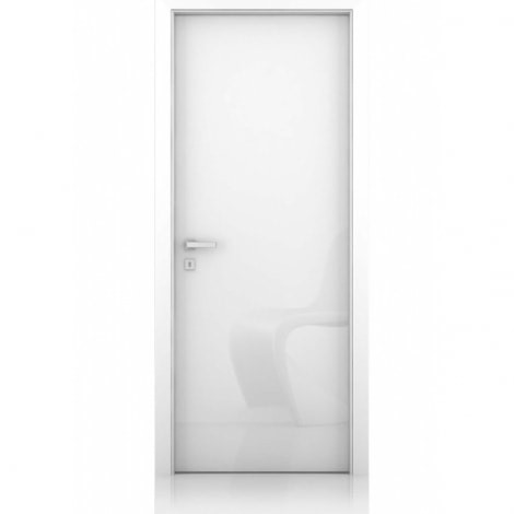 Cửa gỗ công nghiệp MDF acrylic màu trắng tinh tế