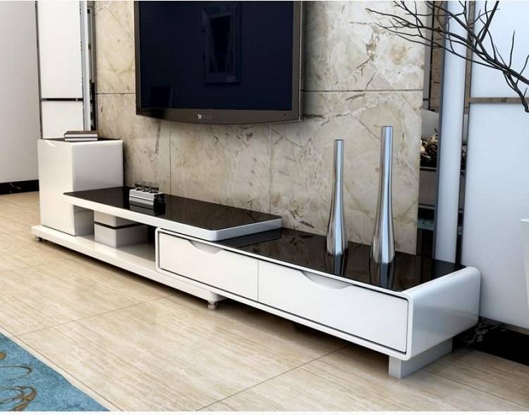 Kệ tivi acrylic với màu sắc kiểu dáng sang trọng, hiện đại