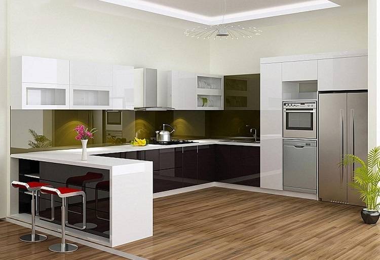 Lợi ích mà tủ bếp Acrylic mang lại hoàn toàn phù hợp với giá cả