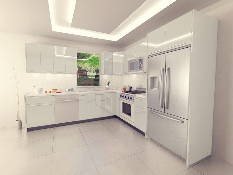 Tủ bếp acrylic có khả năng chịu lực tốt