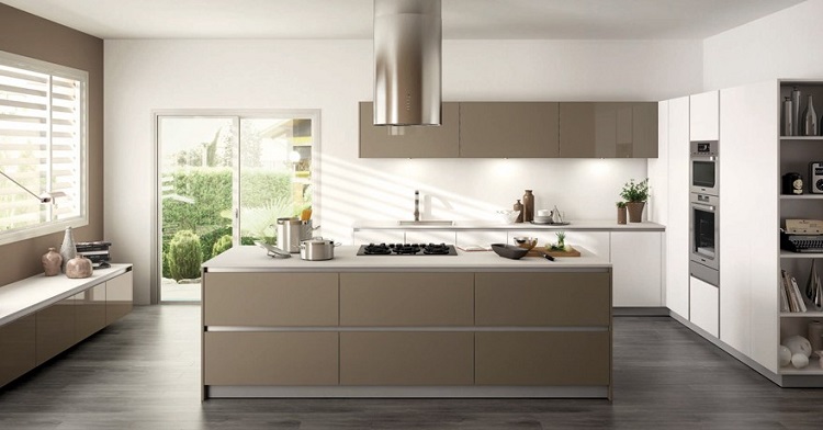 Tủ bếp Acrlic hiện đại được nhiều khách hàng lựa chọn hiện nay