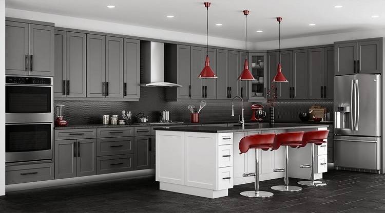 Tủ bếp bằng đá mang thiên hướng cổ điển