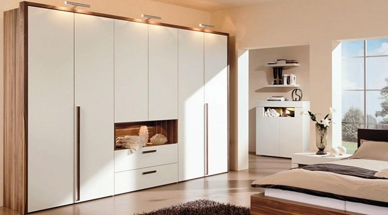 Tủ quần áo Acrylic chất lượng tốt, kiểu dáng sang trọng, hiện đại.