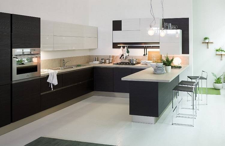 Đặc trưng của phong cách hiện đại trong thiết kế tủ bếp